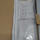 Nieifi Adhesive Wall Shelf, Shower Shelves 5 Pack with Soap Holder, Shower Organizer for Bathroom Organization, White