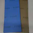 Sandpaper Sheets Assortment for Automotive 42 Pcs Wet Dry 9x3.6 Inch Ultra Fine Sand Paper 1000 1200 1500 2000 3000 5000 High Grit for Car Polishing Meatal Wood Finishing