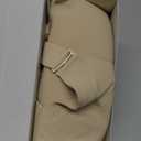 Vertvie Wireless Bras for Women No Underwire Supportive Mesh Crossover Bra Seamless Push Up Full Coverage Everyday Bralettes (XX-Large, Semolina)