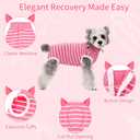 Coppthinktu Dog Surgery Recovery Suit for Dogs Cat Dog Onesie, Dog Recovery Suit Female for Small Medium, Pet Surgical Neuter Post-Surgery Suit E-Collar Alternative Anti Licking Abdominal Wounds