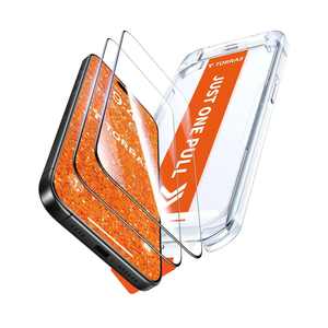 TORRAS for iPhone 17 Pro Max Screen Protector [12Ft MilitaryGrade Shatterproof] [9H+ Aerospace Tempered Glass] AntiScratch Full Coverage Fit Screen Protector 17 ProMax 6.9" 2Pack