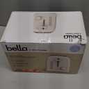 Bella 2 Slice Toaster, 6 Setting Shade Control w Reheat, Cancel, Bagel & Defrost Buttons, Removable Crumb Tray, Anti Jam & Auto Shutoff, Auto Centering Guides & Cord Wrap, 900 Watt, Oatmilk