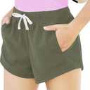 Topstype Girls' Casual Sweat Shorts Summer 5-14 Years, Small Size