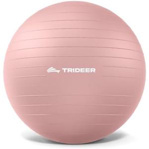 Trideer Exercise Ball Yoga Ball,Office Seating & Balance Ball Chair, Stability Ball for Pilates, Physical Therapy,Core Training & Balance Improvement & Stretching, Large