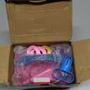 FLSEPAMB Balloon Pump, Electric Balloon Pump,Portable Dual Nozzles Electric Balloon Air Pump 110V 600W, Electric Balloon Inflator with Tying Tool, Colored Ribbons for Party Decoration