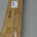 Sliner 8 Pcs 18 x 48 Inch Wire Shelf Liner Black Plastic Waterproof Liners for Organizing Metal Rack Shelves, Kitchen Cabinets, Cupboard, Pantry