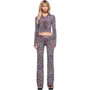I.AM.GIA Women's Blare Track Pants (Leopard,Medium)