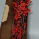 Uieke 6 Pcs Babys Breath Artificial Flowers Bulk Silk Red Faux Flowers Real Touch Gypsophila Bouquet for Christmas Halloween Home Wedding Decoration