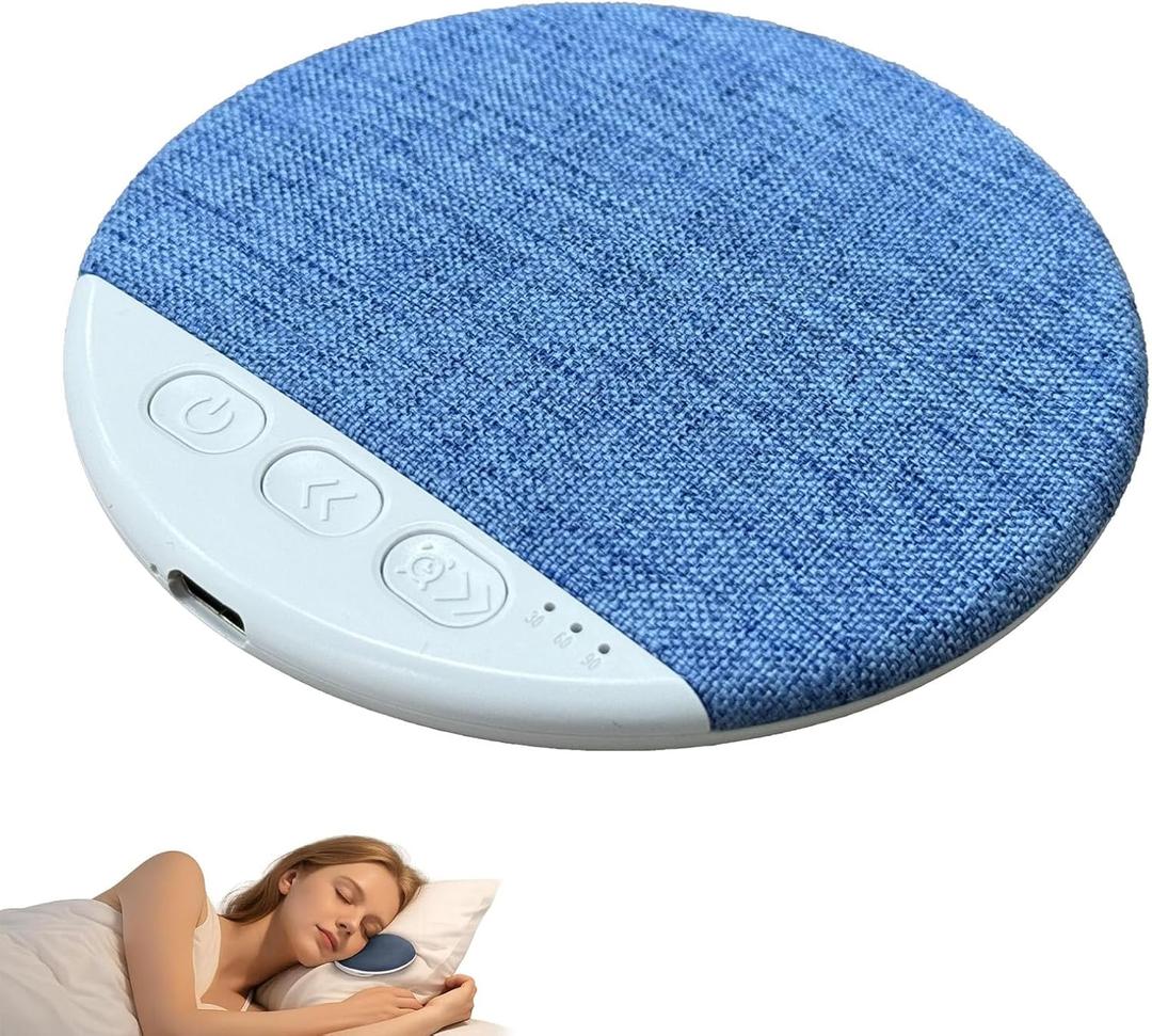 Bluetooth Pillow Speaker for Sleeping, Under Pillow Speaker with White Noise & Timer, Private Sleep Aid Headphone Alternative for Couples, Adults, Kids - No Disturb to Partner