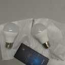 Erkangsm Smart Led LightBulb Dimmable with RemoteControl E27 9W Light Bulbs Adjustable Color Temperature (Warm/Cool) and Brightness, 2 Pack (2 Bulbs + 1 Remote)