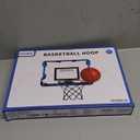 NIPLOOOW Indoor Basketball Hoop for Kids, Over The Door Mini Basketball Hoops, Mini Hoop with 4 Balls, Kids Basketball Hoop Sport Toys Gifts for 5 6 7 8 9 10 11 12+ Year Old Boys