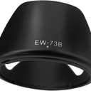 EW-73B Lens Hood Shade for Canon EF-S 18-135mm f/3.5-5.6 is(Not is USM),18-135mm f/3.5-5.6 is STM(Not USM),EF-S 17-85mm f/4.5-5.6 is USM SLR Lens,67MM Digital Tulip Flower Lens Hood Black