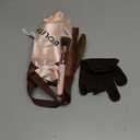 4 Pack Self Tanning Mitt Applicator Kit, with Self Tanner Mitt, Self Tan Back Applicator, Exfoliating Glove, Flat Top Face Tanner Brush, Tan mit for Self Sunless Tanner (brown)