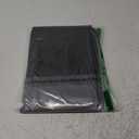 LIBERECOO Vinyl Tablecloth with Flannel Backing, Solid Black, Waterproof, Stain-Resistant, Easy-Clean Table Cover for Dining, Kitchen, and Outdoor Use, 60" x 102" Rectangle