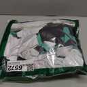 IOONCHI Tanjirou Robe Adult Green Plaid Cloak Kamado Tanjirou Cosplay Costume Color Block Kimono Cardigan Jacket Earrings Set (Large)