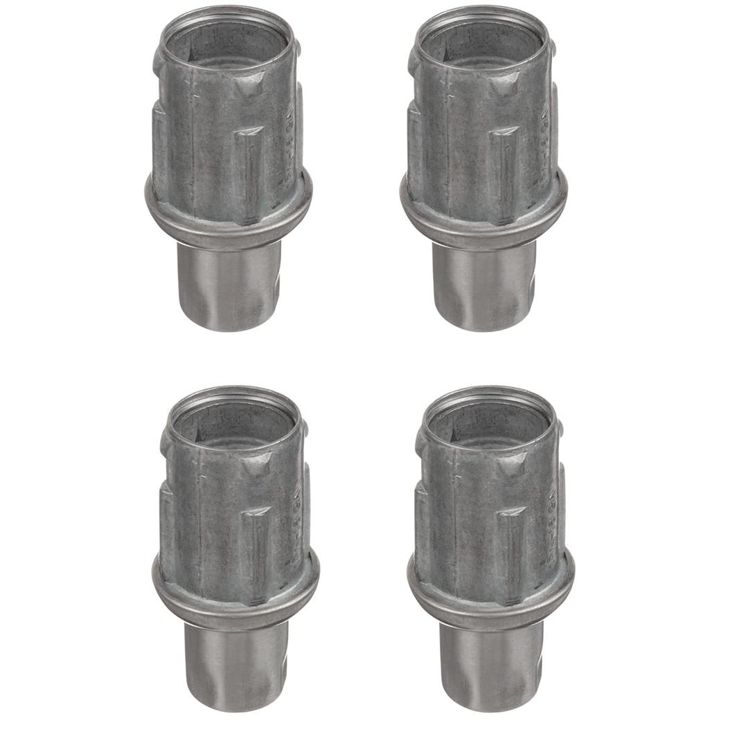 Stainless Steel Adjustable Bullet Feet for 1-5/8" O.D Tubing | Set of 4