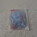 Lilosy Sexy Floral Embroidered Mesh Women Underwire Push Up Lingerie Set (Small, Floral Light Blue)