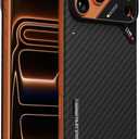Aulumu A17 Aramid Fiber iPhone 17 Pro Case | 1500D Ultra Slim Woven | CoolHyper Real Cooling | Compatible with MagSafe