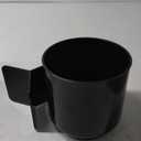 Extra Large Sturdy Rotating Black Utensil Holder Caddy with No-Tip Weighted Base, and Gripped Insert - Rust Proof and Dishwasher Safe Kitchen Utensils Holder