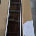 Sweetcrispy 60"x16" Arched Full Length Mirror, Standing or Leaning Full Body Mirror with Aluminum Alloy Thin Frame, Suitable for Bedroom or Cloakroom,Black