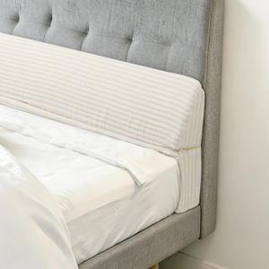 Wedge Shaped Pillow headboard Suitable for Bed Seams, Foldable Bed Wedge Pillow, Bed Gap Filler King Size Fill The Gap (0-12"), Mattress Gap Filler Long Pillow Between Headboard(Beige, 78")