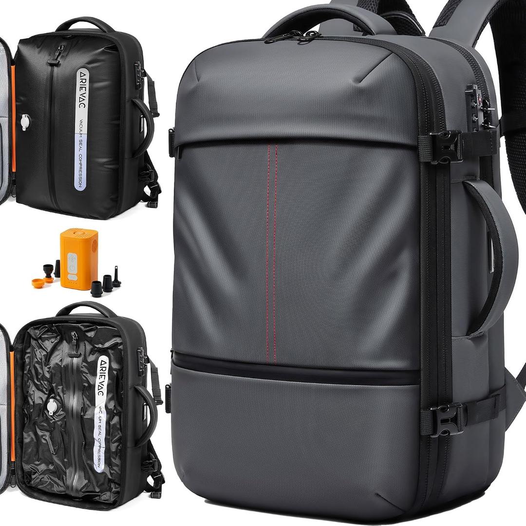 IKYWT 80L Vacuum Seal Travel Backpack with Compression System