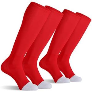 CS CELERSPORT 2/3 Pack Baseball Soccer Softball Socks for Youth & Adult Multi-sport Tube Socks, M