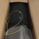 Easy Installation RV Skirting, Travel Wheel Skirt for Mobile Home Exterior, PVC with Tightly Metal Plates, Convenient Storage Wheel Rv Cover for Garden,Outdoor, Yard (Black, 2.6 x52.5ft)