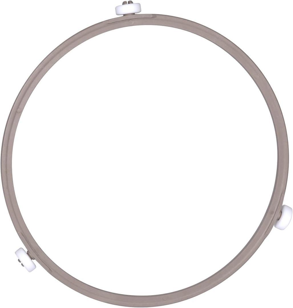 7.4" Microwave Turntable Ring with 16 mm Rollers, Microwave Oven Tray Support, Glass Plate Rotating Roller Ring, Ring Outer Diameter 7.4 inch (18.8 cm), Roller Height 16 mm