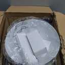 PESRAE Floor Lamp, Remote Control with Stpeless Color Temperatures and Brightness, Torchiere lamp for Bedroom, Living Room, Bulb Included (Matte Black)