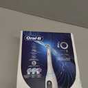 Oral-B iO Deep Clean + Whiten Rechargeable Electric Toothbrush with Visible Pressure Sensor, 2 Minute Timer, 5 Cleaning Settings, 1 iO5 Limited, 3 Toothbrush Heads, Travel Case & Refill Holder, White