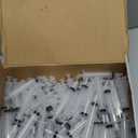 120 Pack Plastic Syringes with Tip Cap, 10ML Liquid Syringe BPA-Free Suringes, Clear Plastic Syringes for Halloween, Thanksgiving