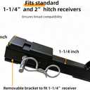 2 Bike Hitch Bike Rack, 154LB Capacity, Fits 2 in Receivers