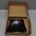 HDBUBALUS Motorcycle Windshield Windscreen,1.57‘’ Fork Mount 5.9‘’ RoundHeadlight For Harley Sportster 883 XL883 1200 Custom XL1200 Low（Black）