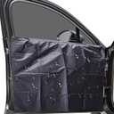 2 Pack Car Door Panel Covers Window Tint Tools 41 x 35 Waterproof Car Door Cover Protector Reusable for Window Film Tint Application Car Panel Scratchproof Guard Tool