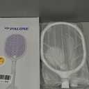PALONE Electric Fly Swatter with Light, 4000V Rechargeable Bug Zapper Racket, Detachable Mosquito Killer Fly Zapper, Mosquito Swatter for Indoor Outdoor Camping Home use 1 Pack