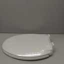 JINGZE Elongated Toilet Seat Slow Close, Quiet Toilet Seat Cover with Never Loosen Durable Toilet Seat Lid Easy to Install & Clean, Polypropylene (PP), White