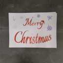 SUNWISHA Christmas Window Clings 10 PCS Reusable Double Sided Static Christmas Stickers Indoor Decor