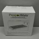 PeapodMats Bedwetting & Incontinence Waterproof Bed Mat - Reusable Underpad. Secure Placement & Breathable. Washable. Enviro Friendly 3x5 (Light Gray) Mattress Protector & Pee Pad for Kids & Adults (3x5 ft (Pack of 1))