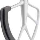 KITCHPOWER 6 Quart Flex Edge Beater for KitchenAid Bowl-Lift Stand Mixers, Paddle Attachment Mixer Accessory