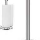 Paper Towel Holder Countertop, Standing Paper Towel Roll Holder for Kitchen Bathroom, with Weighted Marble Base for One-Handed Operation