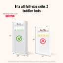Dream On Me Cozy Cloud 2-in-1 Crib Mattress, Dual-Sided for Infants & Toddlers, Waterproof Cover, GREENGUARD Gold Certified, Fits Full Size Crib & Toddler Bed, 52 x 28 x 5