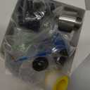 Hibbent 15 Pieces Pull Down Kitchen Faucet Head Adapter Kits with Curved Adapter, Multiple Sink Spray Head Adapters Compatible with Moen, American Standard, Delta, Kohler Faucets