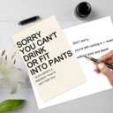 3 x Funny Baby Shower Card for New Mum Dad Friend Him Her, Cute New Baby Arrival Expecting Cards for Women Men, Sarcastic Greeting Card for Mother To Be, Humorous Pregnancy Gifts (076)