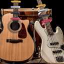 Yeshone 16 Pcs Guitar Clamp Capo Aluminum Metal Universal Electric Guitar Capo Clamp for Various Types Lightweight String Instrument(Red, Gold, White, Black)