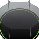 SATINIOR Outdoor Trampoline Tent Cover Regular Octagon Trampoline Canopy Awning Frameless Shade Cover for Sun Protection Accessories (14 ft)