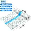 Beieverluck 12 Rolls Tattoo Aftercare Bandage Waterproof (6" x 4.4 Yard) Second Skin Tattoo Cover Tape Tattoo Healing Wrap Tattoo Supplies for Swimming, Shower, Wound Initial Healing