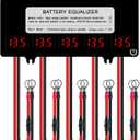 HC03 Battery Equalizer 5PCS Batteries DC Inverter 10A Current Active Voltage Balancer Li li-ion Lead Acid Battery 60V Connect LED Display (5 X 12V)