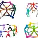 MAGMEN Magnetic Fidget Toys Travel Entertainment for Kids Ages 3+ | STEM Sensory Toys for Airplane, Car Trips & Quiet Play. 40-Piece Mixed Combination