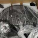 Coolbull Outdoor Ceiling Fans with Light for Patios, 20'' Gazebo Fan, Plug in Ceiling Fan, Waterproof, Remote&APP Control, Hanging with Hook, Black